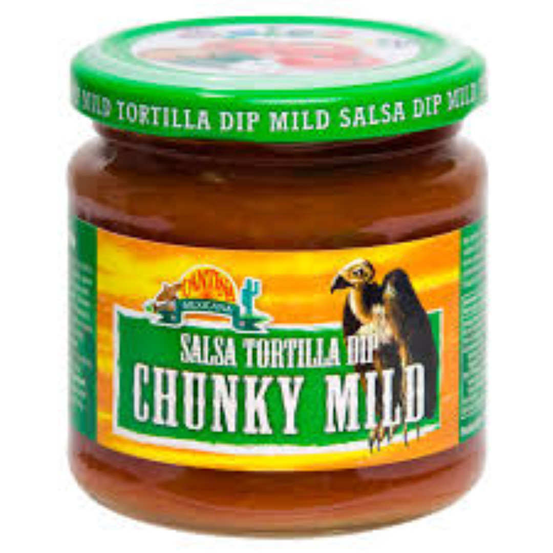 CANTINA MEX SALSA TORTILLA DIP CHUNKY MILD 190G